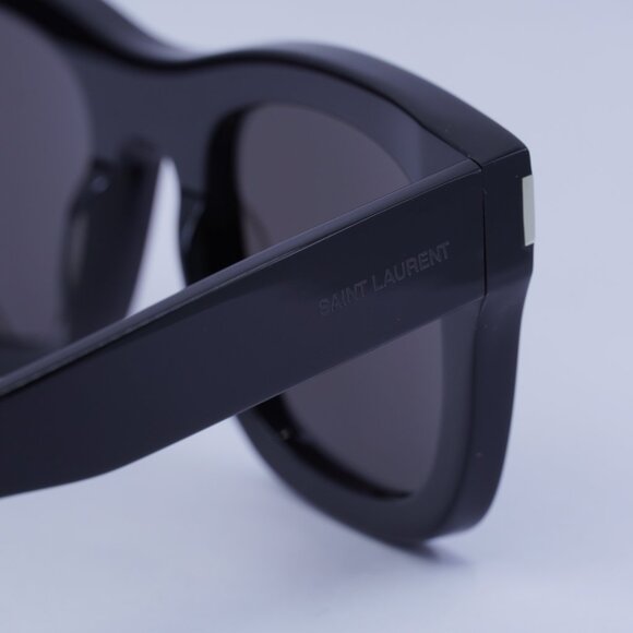 Saint Laurent SL650 MONCEAU 001 Sunglasses Black Square Frame, Black Lenses - Picture 11 of 12